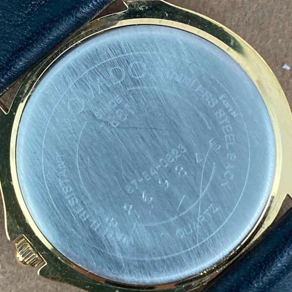 Vintage Movado Museum Gold Dot Swiss Quality Gold Watch Sapphire Crystal - Picture 5 of 7